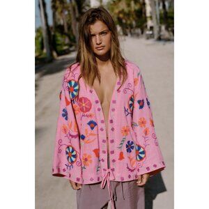 ZARA EMBROIDERED KAFTAN